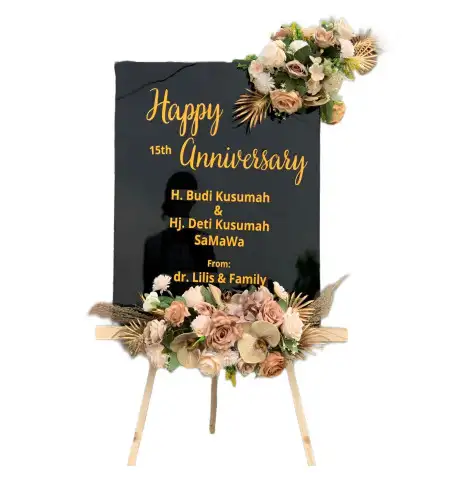 Papan Bunga Akrilik Lurah