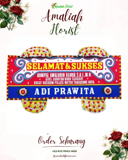 Papan Bunga Ucapan Selamat Lurah