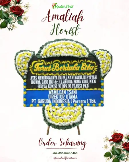 Papan Bunga Duka Lurah